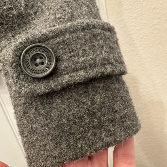 Abercrombie & Fitch Wool Blend Peacoat - Picture 4 of 7